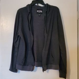 Victoria Sport Gray Zip Up Hoodie